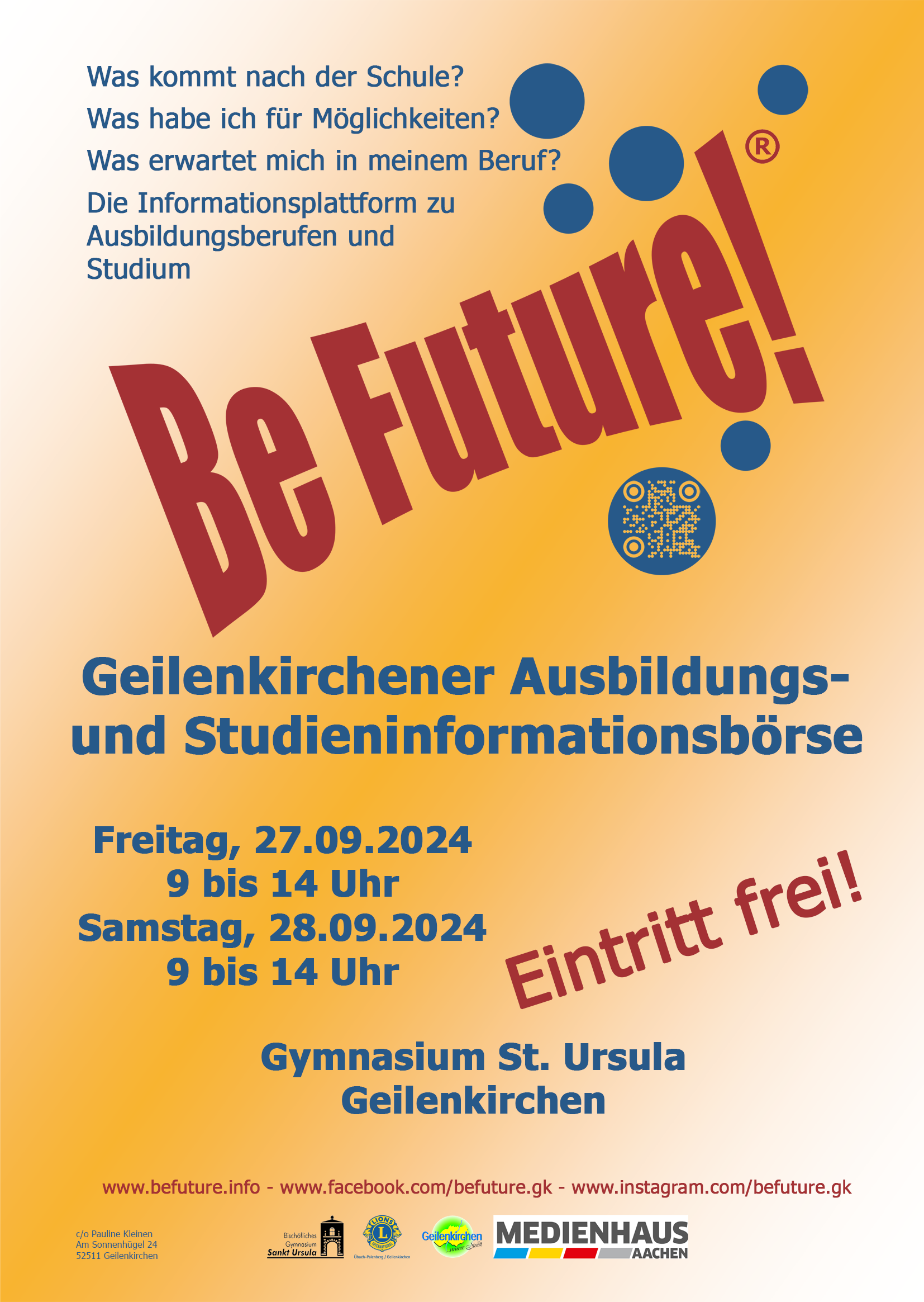 Plakat Be Future! 2024